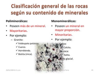 3. Los minerales