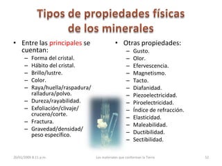 3. Los minerales