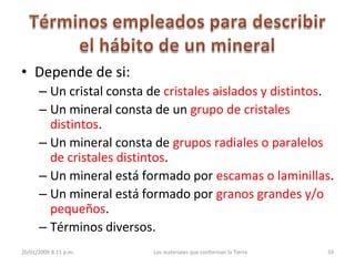 3. Los minerales