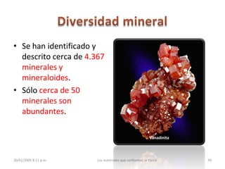 3. Los minerales