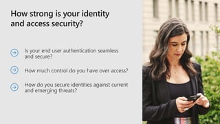 3 Modern Security - Secure identities to reach zero trust with AAD | PPTX