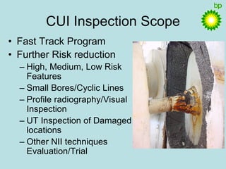CUI Risk Reduction by Non-Intrusive Inspection by Mohammed Shamim, BP Sharjah