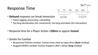3 - Movement in your game and use user response metrics | PPTX