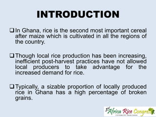 Types Of Rice In Ghana Th3_PHYSICOCHEMICAL, SENSORY AND COOKING QUALITIES OF NOODLES PRODUCED ...