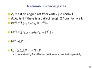 Network Math Defintion mathematics of network science: basic definitions | PPT