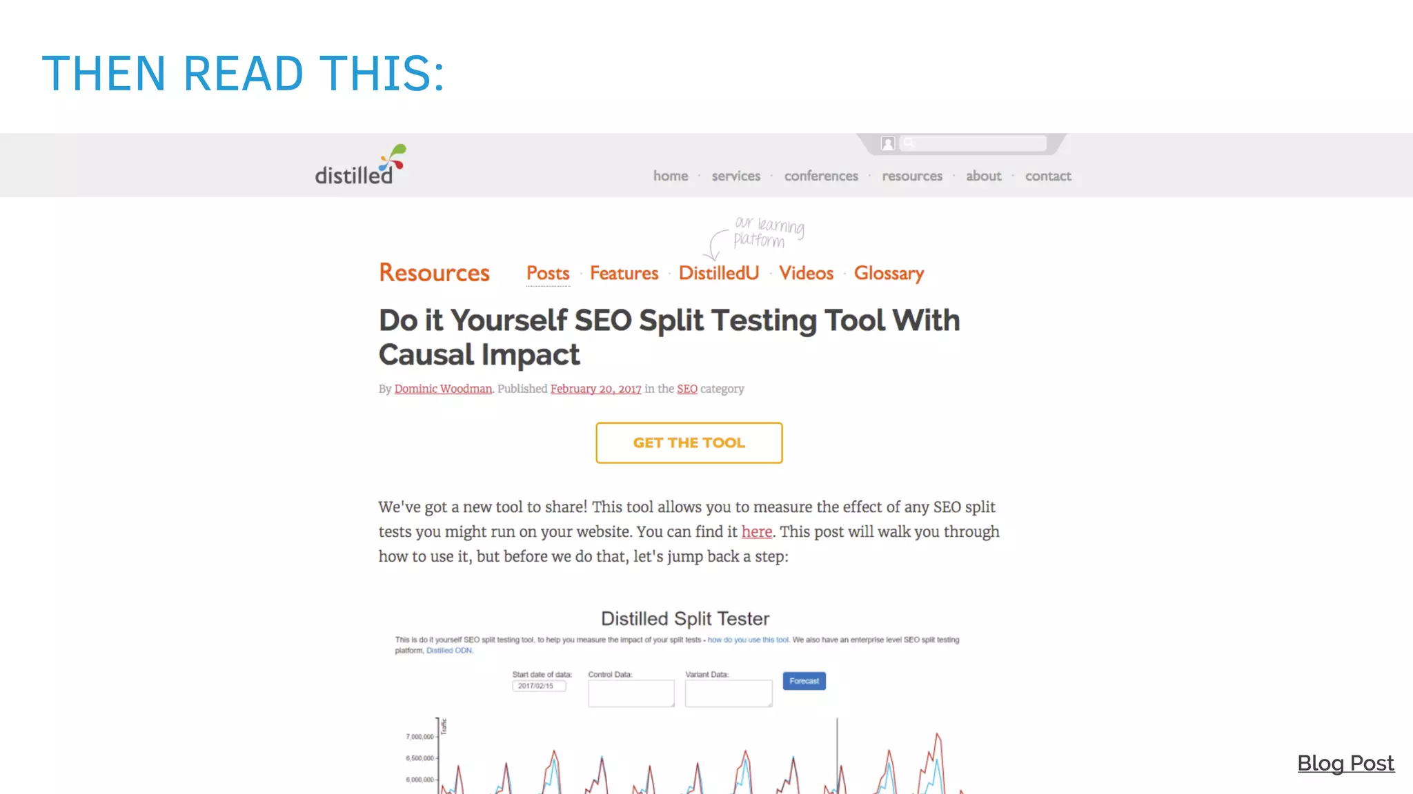 THEN READ THIS:
Blog Post
 