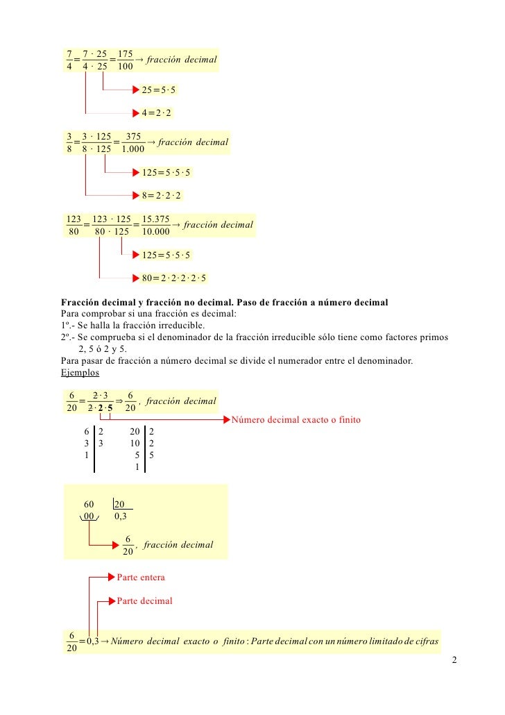 3 Números Decimales Y Fracciones