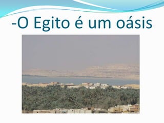 -O Egito é um oásis