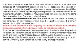 Irt Behavior Comprehensive Overview of Operant Conditioning by B.F. Skinner | PPTX