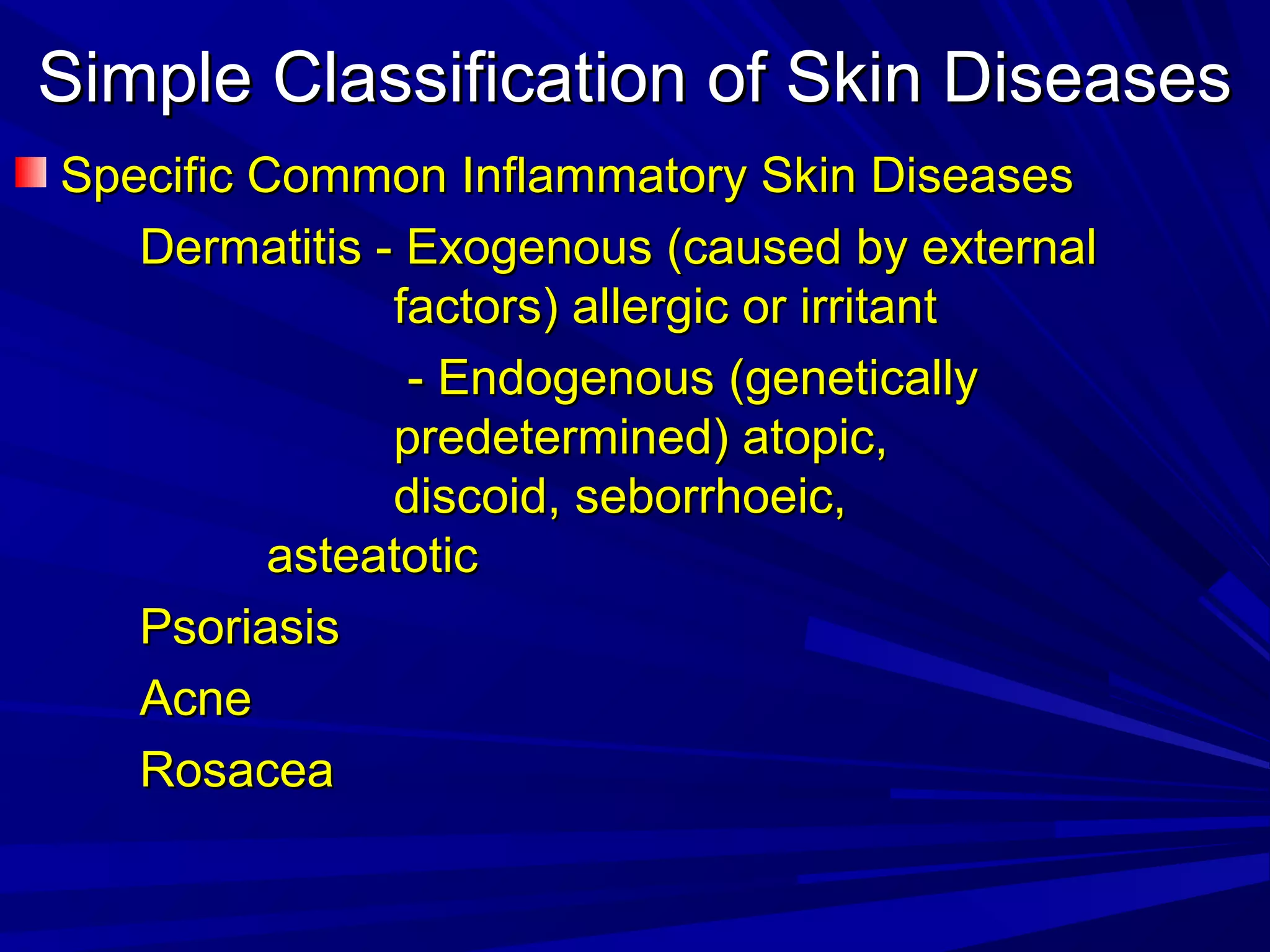 3.overview of diagnosis and management in dermatology rp | PPT