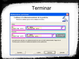 Terminar
 