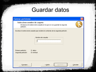 Guardar datos
 
