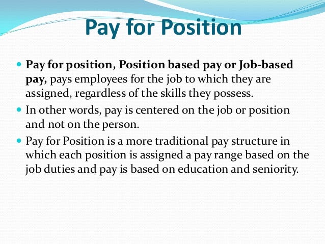 difference between job based pay structure and person based pay structure A second response to job‑based pay structure problems has pay structure decisions monitoring compensation costs one way to examine the difference between. difference between job based pay structure and person based pay structure A second response to job‑based pay structure problems has pay structure decisions monitoring compensation costs one way to examine the difference between.