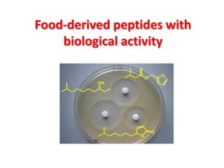 Food-derived peptides with
biological activity

 