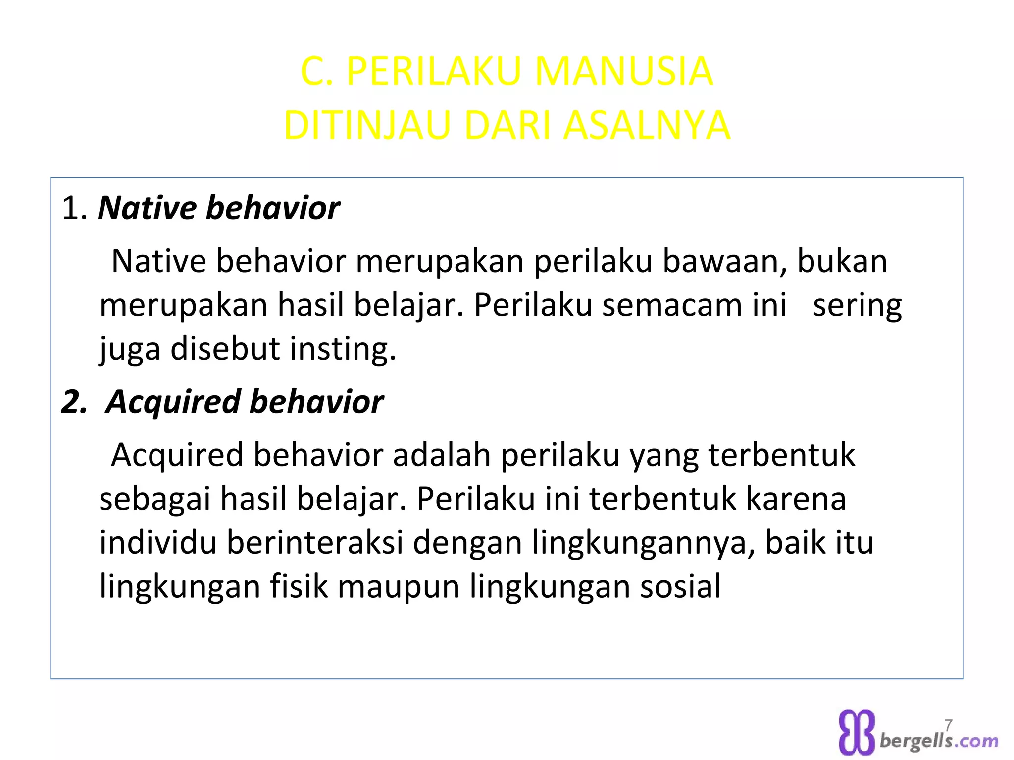 3 perilaku-manusia | PPT