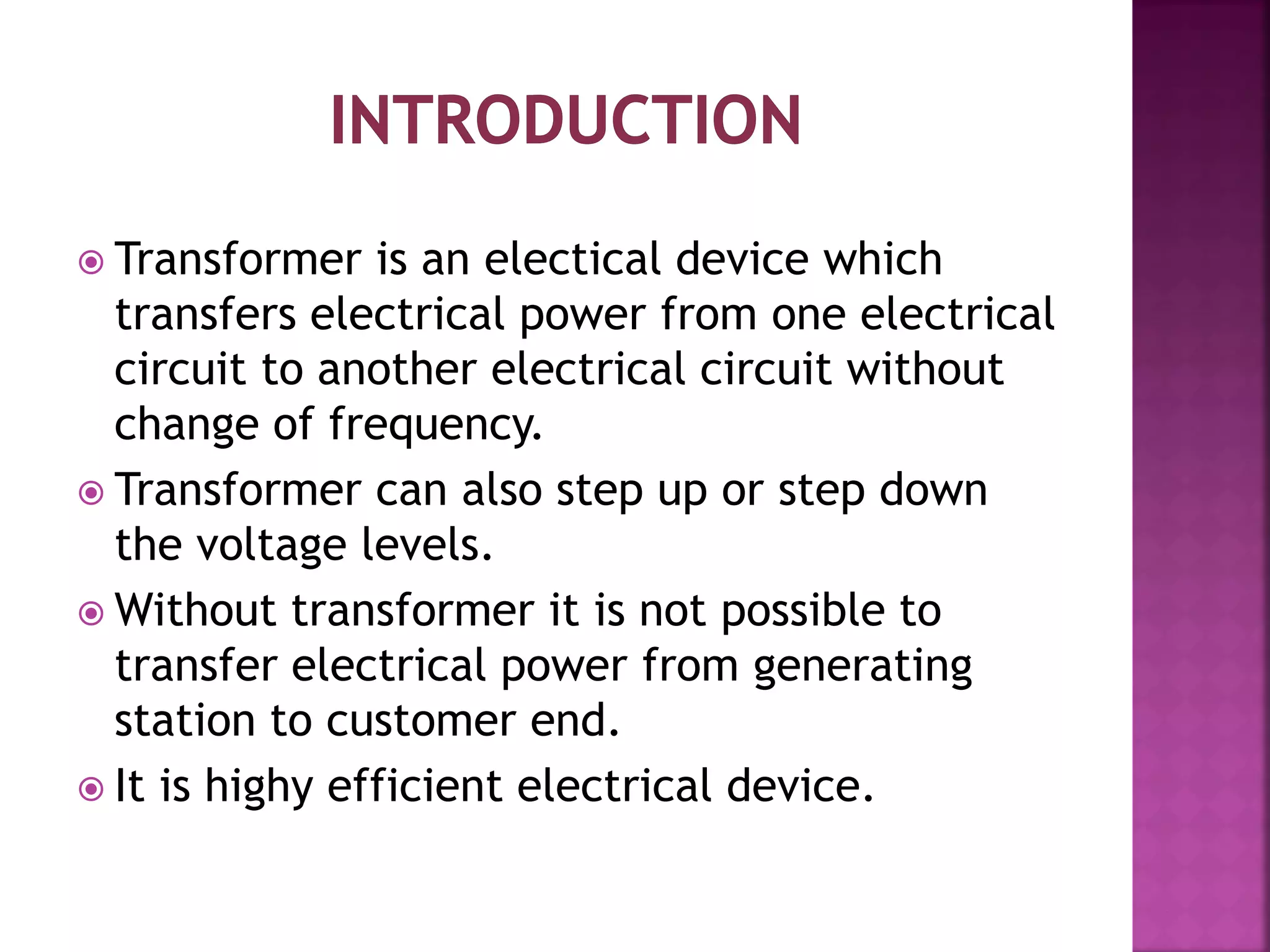 Basics of Poly phase transformer _ppt | PDF
