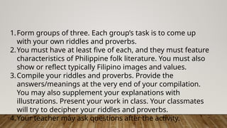 3-Philippine Mythology Philippine Literature | PPTX | Poetry | Books ...