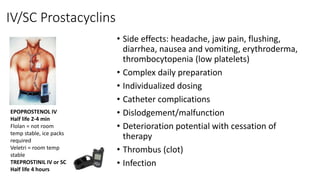 Prostacyclins Rash Medication Management and New Therapies | PPTX
