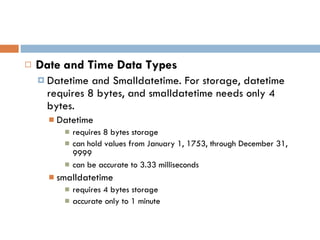 Physical elements of data | PPT