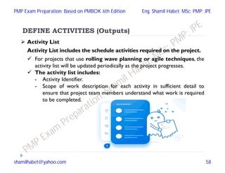 PMP Chapter 3 of 6 Planning Process Group (24- Processes) (Based on ...