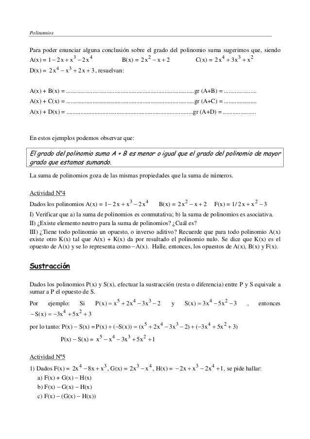 3 Polinomios