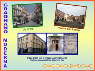 CHIUDI MENU INDIETRO AVANTI
 