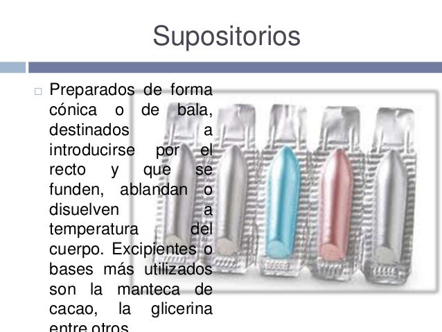 Presentaciones farmacológicas