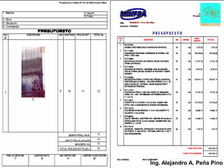 Ing. Alejandro A. Peña Pino
 
