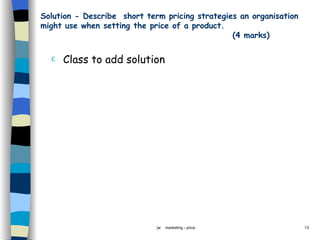 price determination and simple applications | pptx... Price Slides | PPT