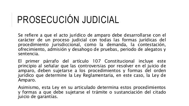 3 principios fundamentales que rigen el juicio de