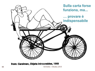 Sulla carta forse funziona, ma... …  provare è indispensabile R.Polillo - Ottobre 2010 