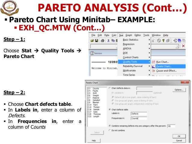 Check Sheet Pareto Chart