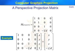 3 projection computer graphics | PPT