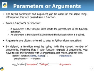 Python functions | PDF image.