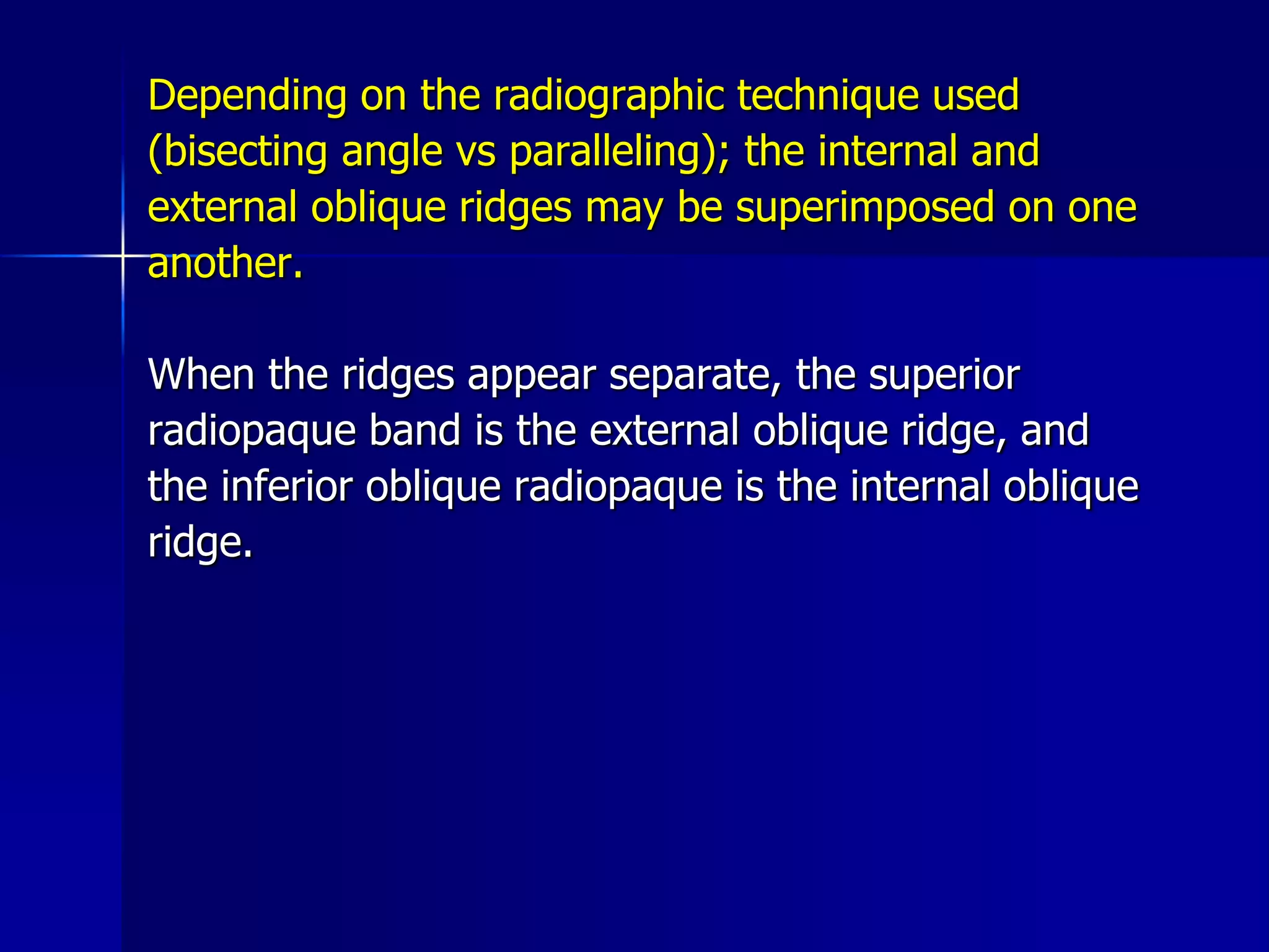 Radiographic Anatomical Landmarks | PPSX