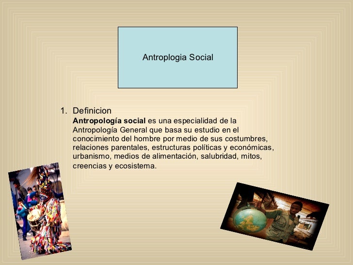Ramas de da Antropologia