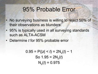 Random Error Theory | PPT