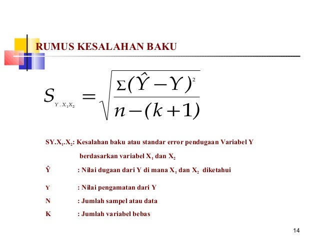 3 Regresi And Korelasi Berganda Ppt