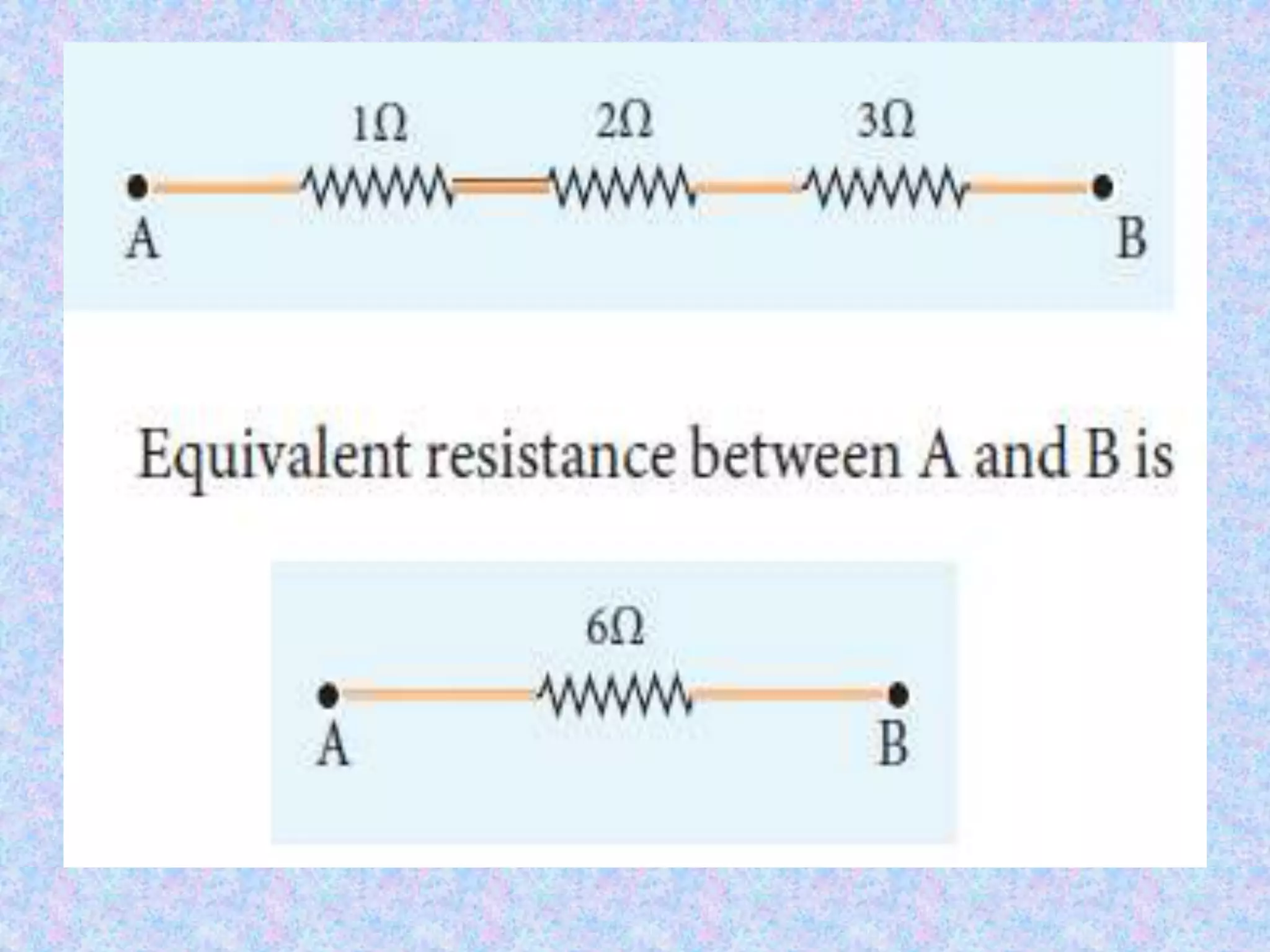 RESISTORS IN SERIES AND PARALLEL