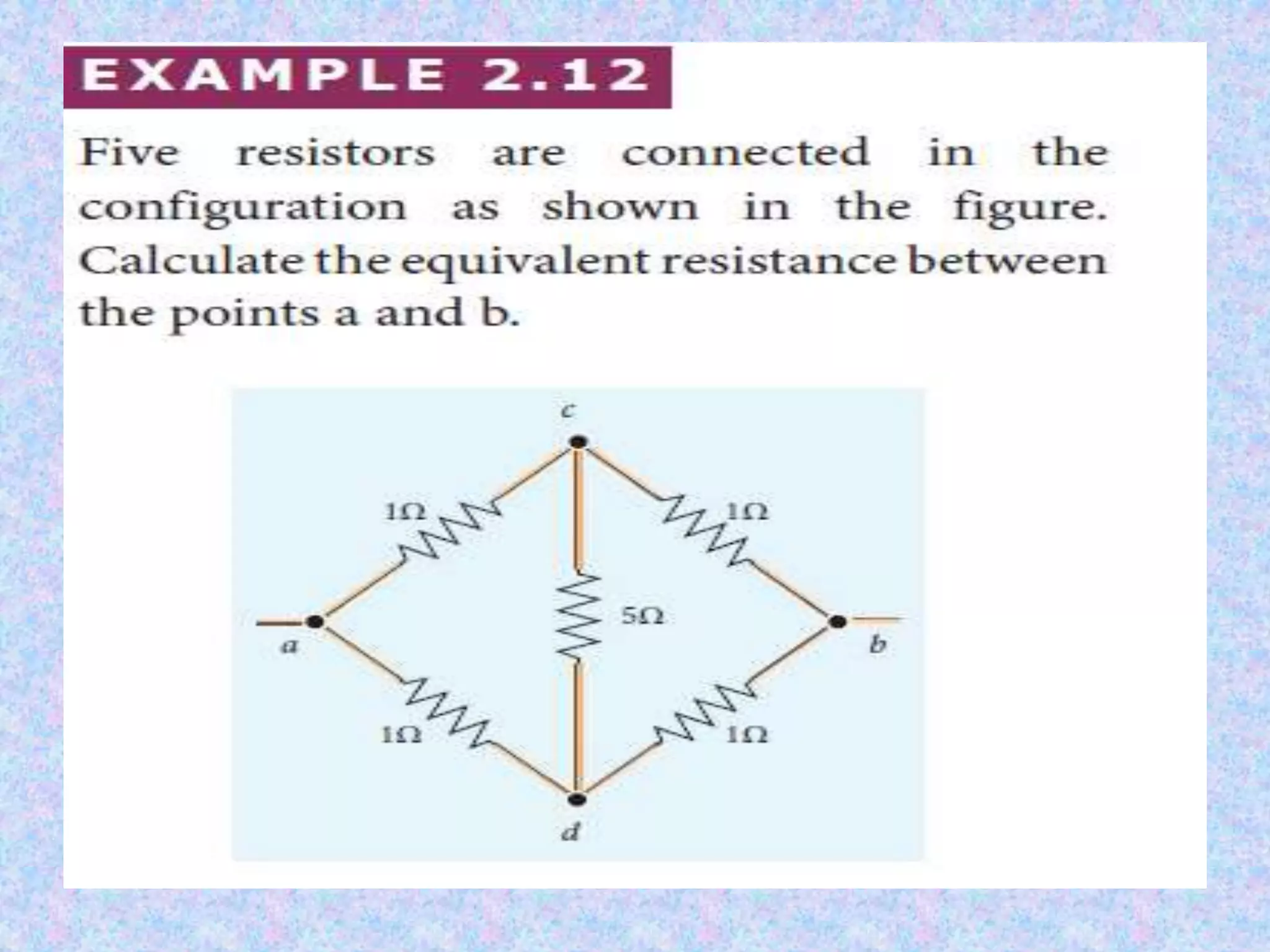 RESISTORS IN SERIES AND PARALLEL