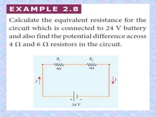 RESISTORS IN SERIES AND PARALLEL | PPTX