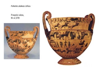Fekete alakos stílus
Fraçois-váza,
Kr.e.570
 