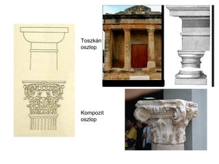 Toszkán
oszlop
Kompozit
oszlop
 