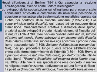 3. La filosofia della natura. 