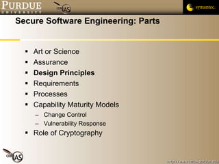 Secure Design Components 3.Secure Design Principles And Process | PPT