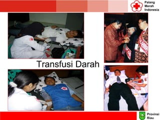 Palang
Merah
Indonesia
Transfusi Darah
Provinsi
Riau
 