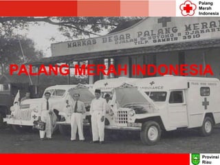 Palang
Merah
Indonesia
PALANG MERAH INDONESIA
Provinsi
Riau
 