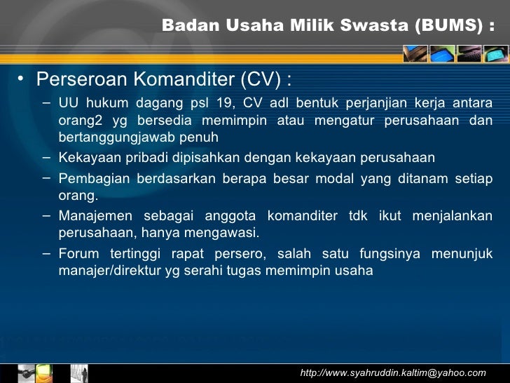 3. sekilas perbandingan bumn, bums dan koperasi