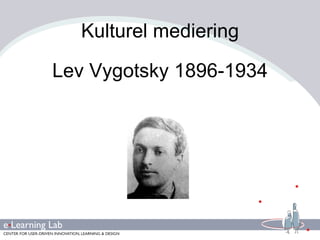 Kulturel mediering Lev Vygotsky 1896-1934 