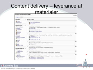 Content delivery – leverance af materialer 